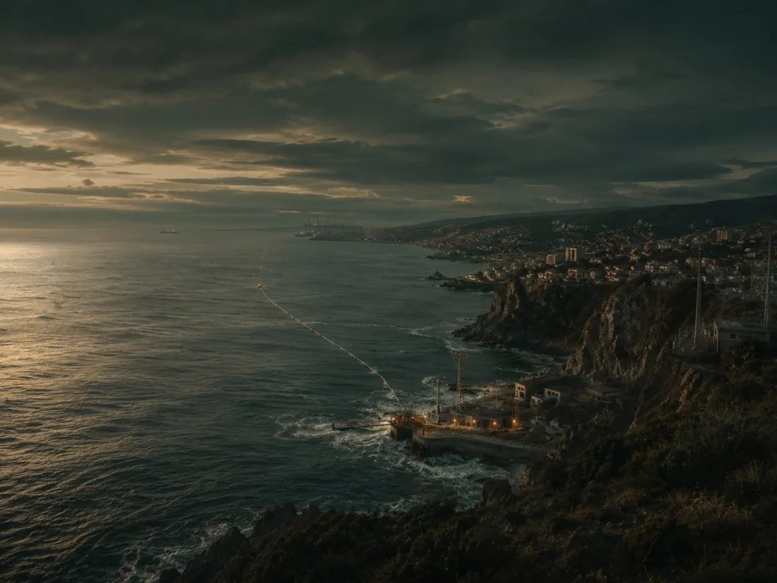 A Chilean coastal city meeting the Pacific Ocean