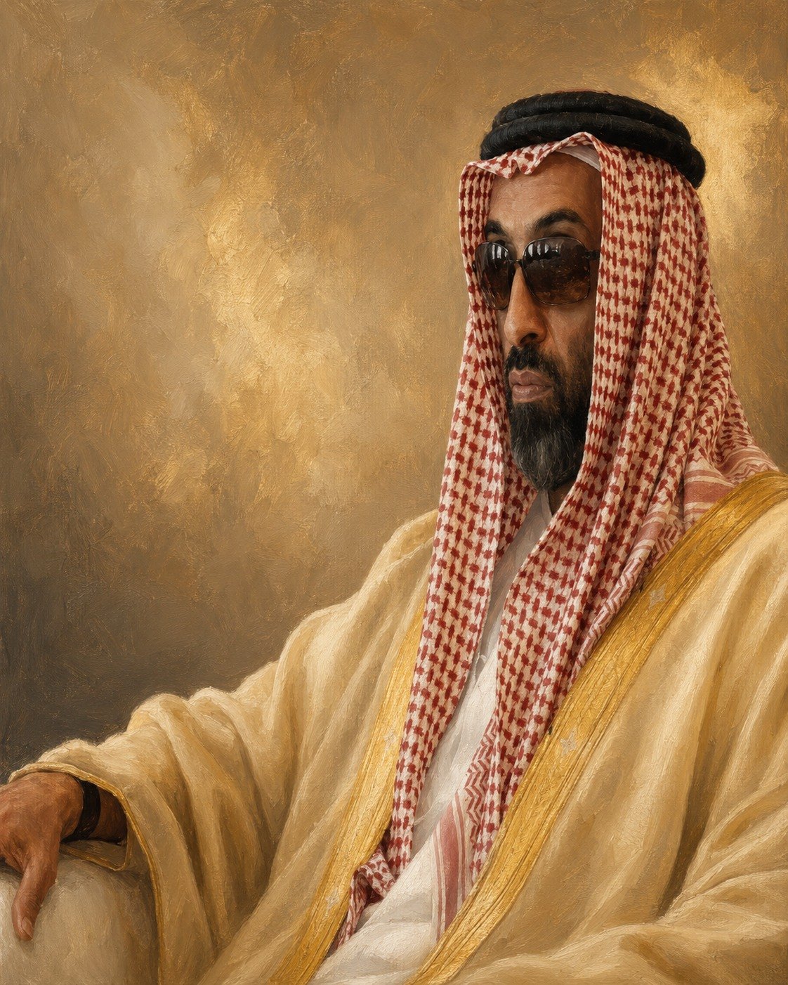 Portrait of Sheikh Tahnoon bin Zayed