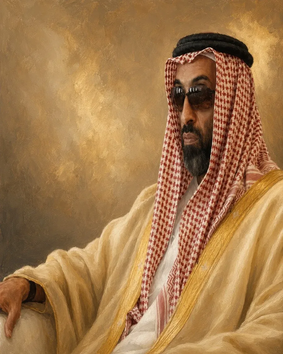 Portrait of Sheikh Tahnoon bin Zayed