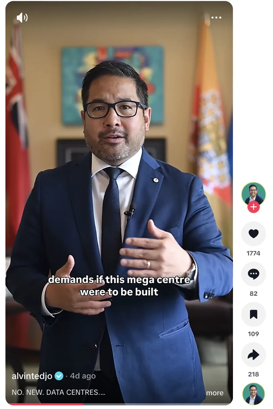 Mayoral candidate opposing new data centres